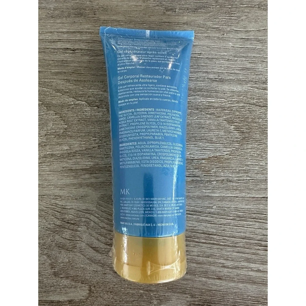 Mary Kay Bundle SunCare After-Sun Gel 6.5 oz., Satin Hands + Body Wash Sealed